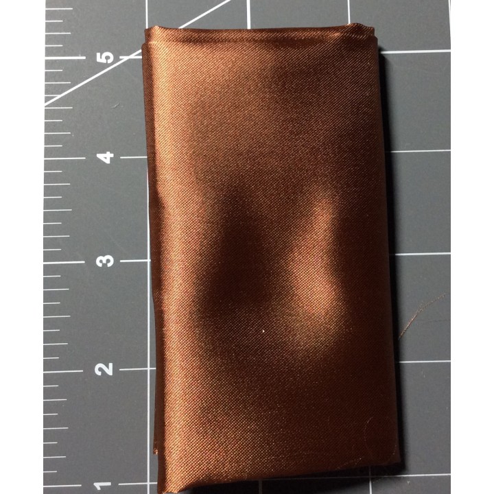 Brown Satin Fabric
