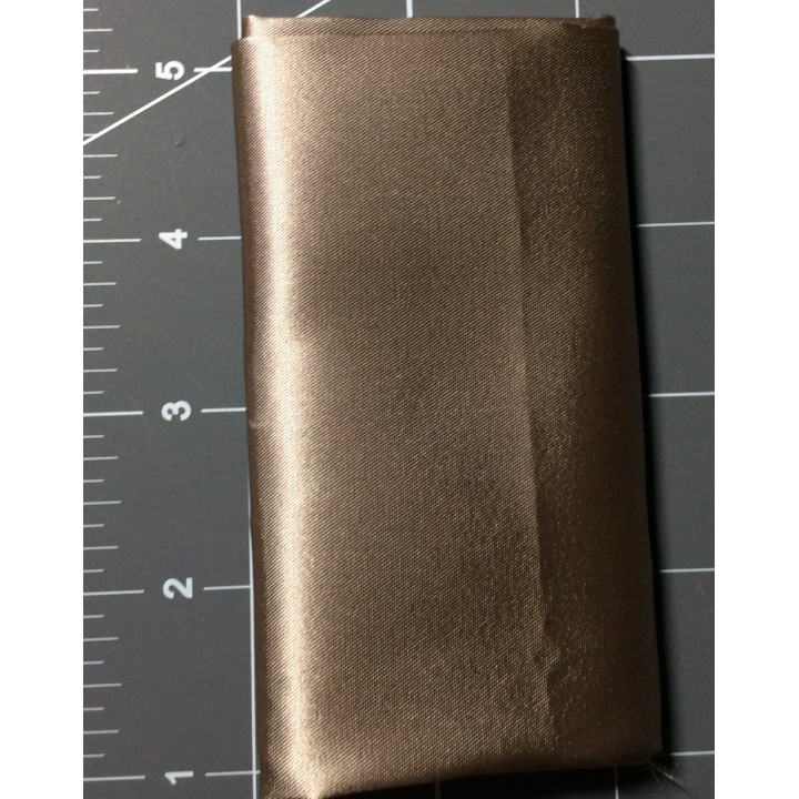 Brown Satin Fabric