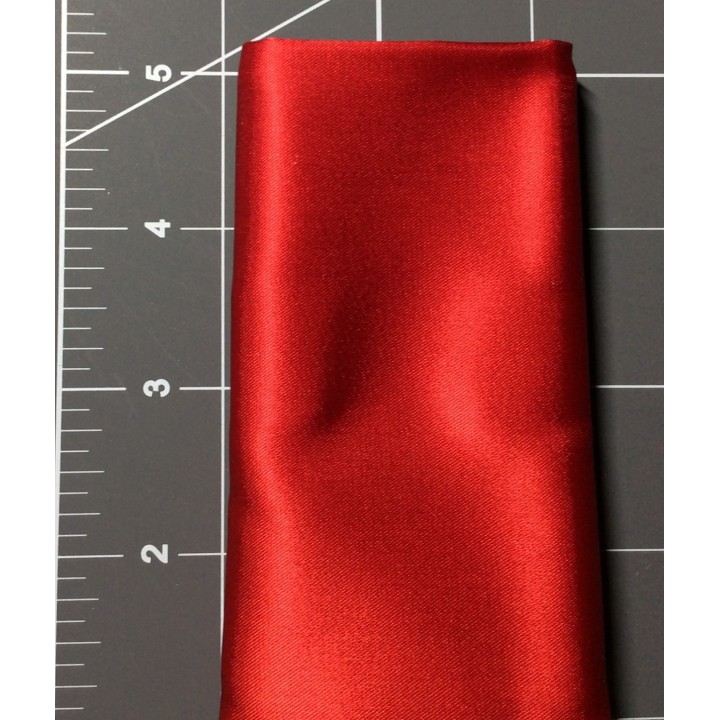 Red Satin Fabric