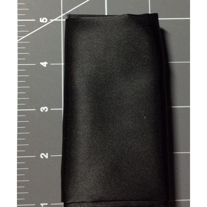 Black Satin Fabric