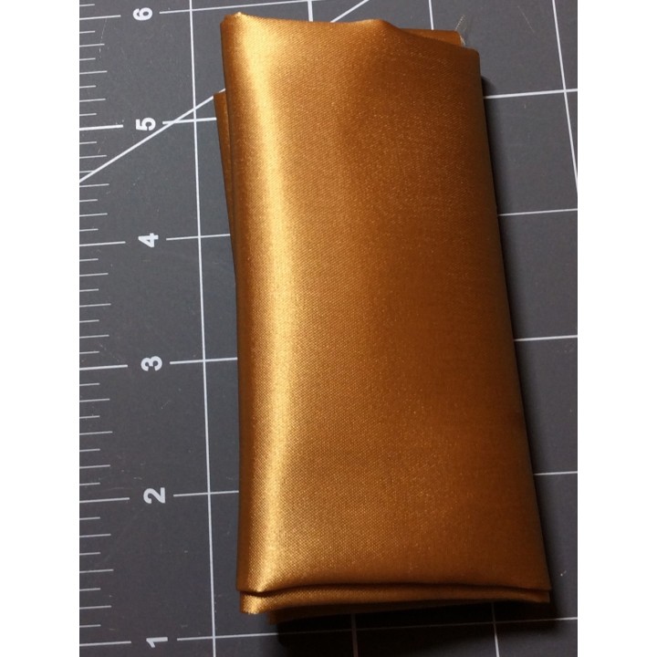 Yellow / Gold Satin Fabric