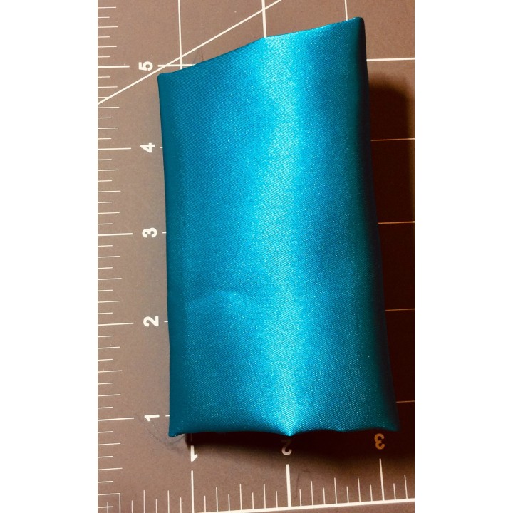 Turquoise / Teal Satin Fabric
