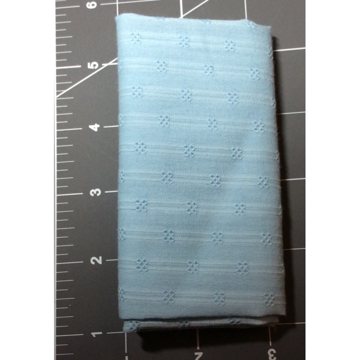 Blue Soft Plain Cotton Fabric
