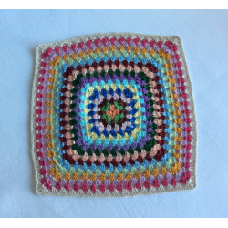 Granny Square Crochet Blanket