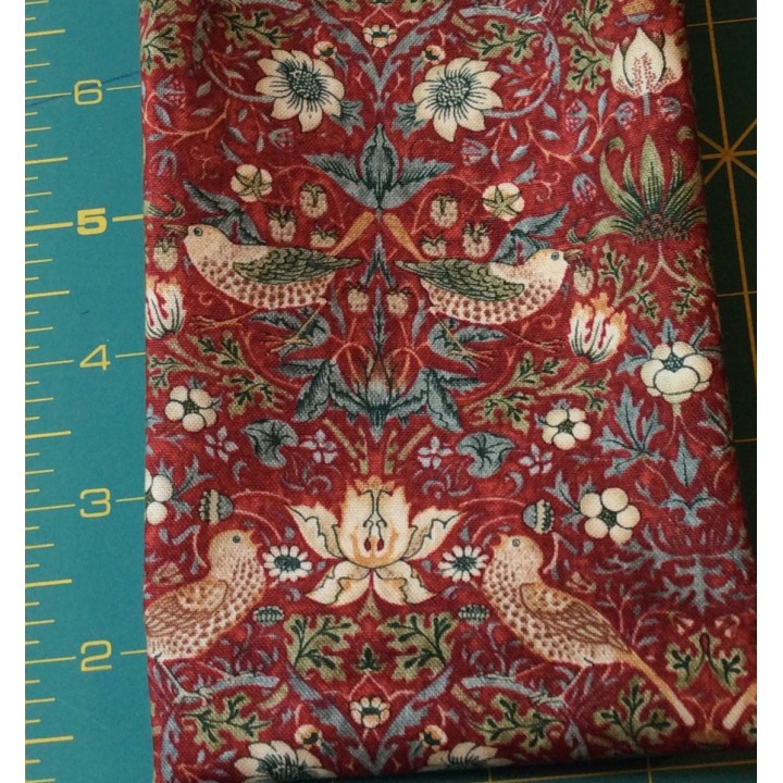 William Morris - Strawberry Thief Red