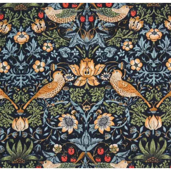William Morris - Strawberry Thief Navy