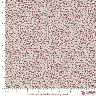 Pink Floral Cotton Fabric