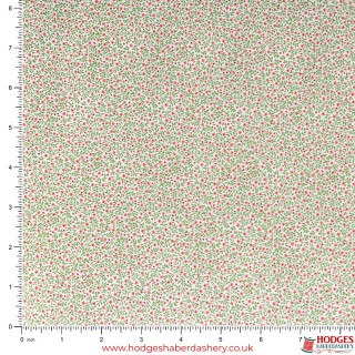 Pink Floral Cotton Fabric