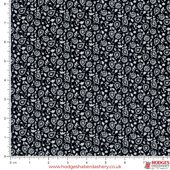 Black Cotton Fabric