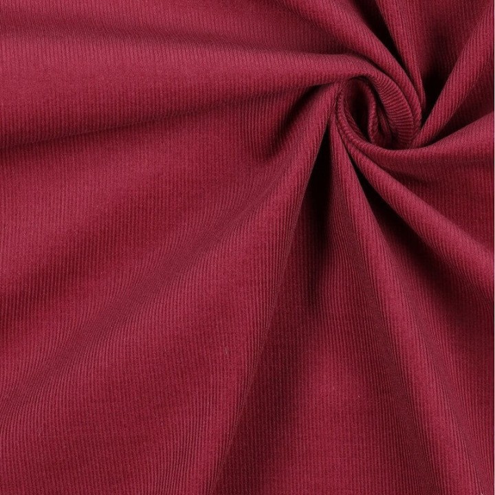 Maroon Corduroy Fabric
