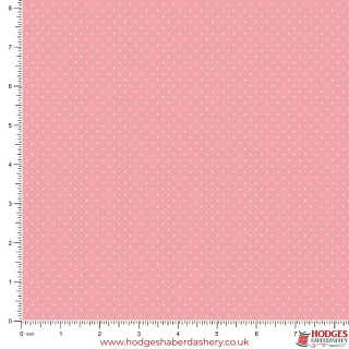 Pink Polka Dot Cotton Fabric