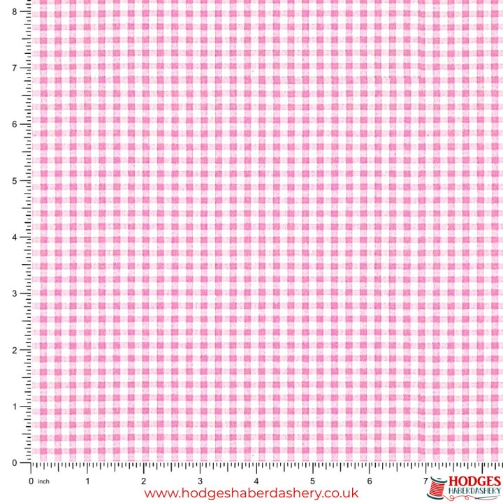 Mini Check Cotton Gingham Fabric