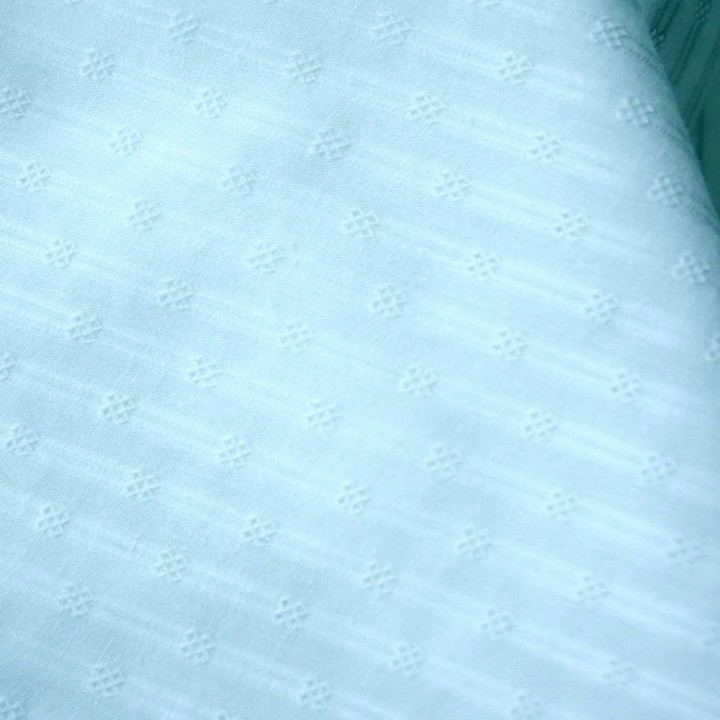 Blue Soft Plain Cotton Fabric