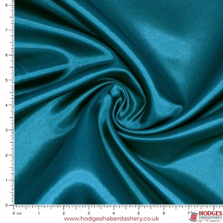 Turquoise / Teal Satin Fabric