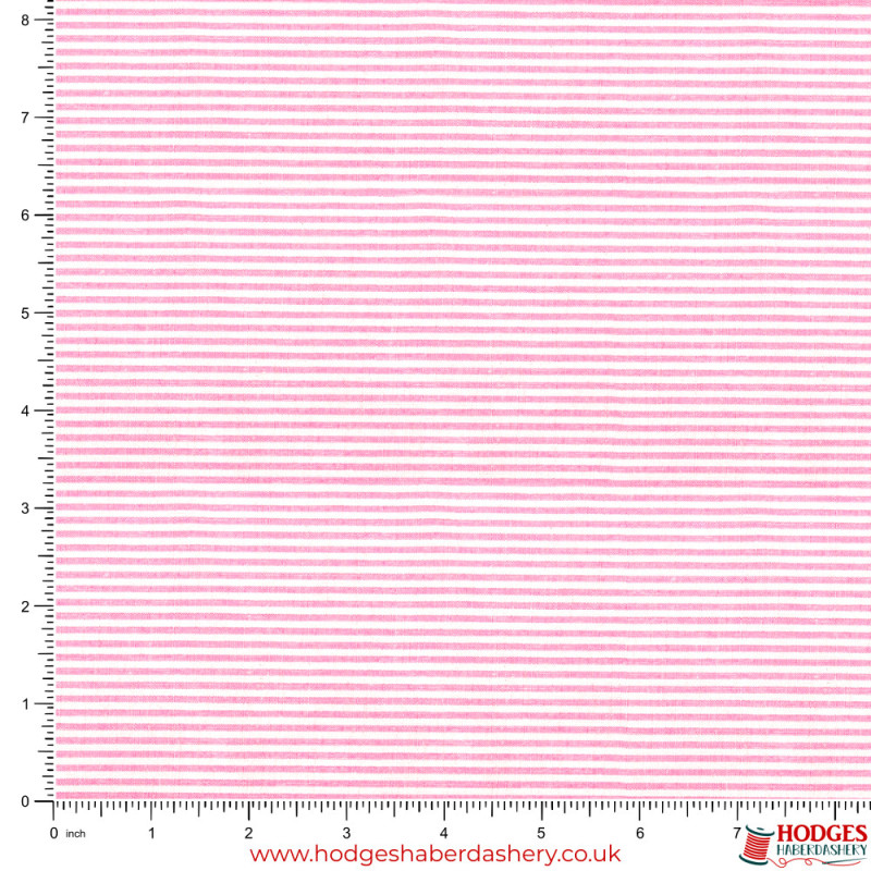 Pink Striped Cotton Fabric Pink Striped Cotton Fabric