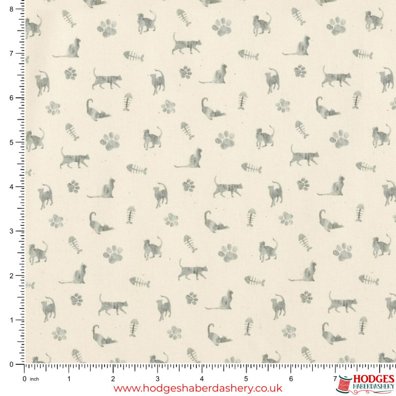 Cotton Cat Print Fabric Cotton Cat Print Fabric