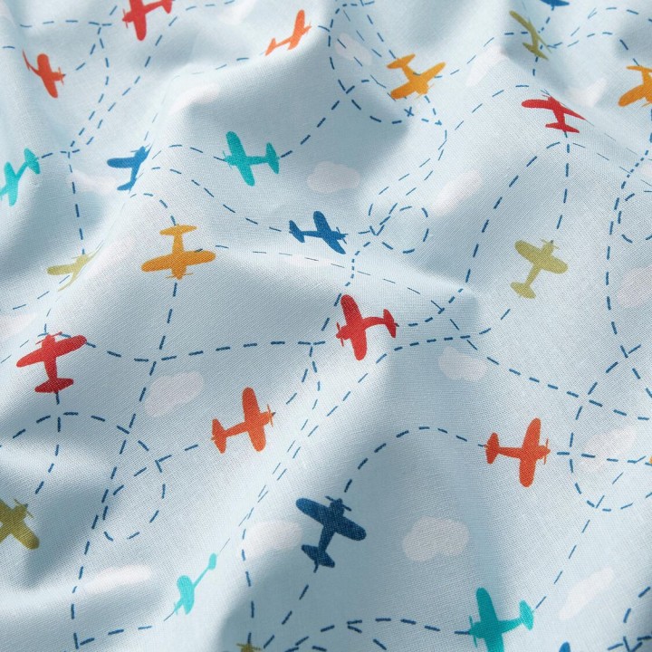 Airplane Cotton Fabric