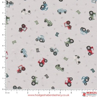 Tractor Cotton Fabric