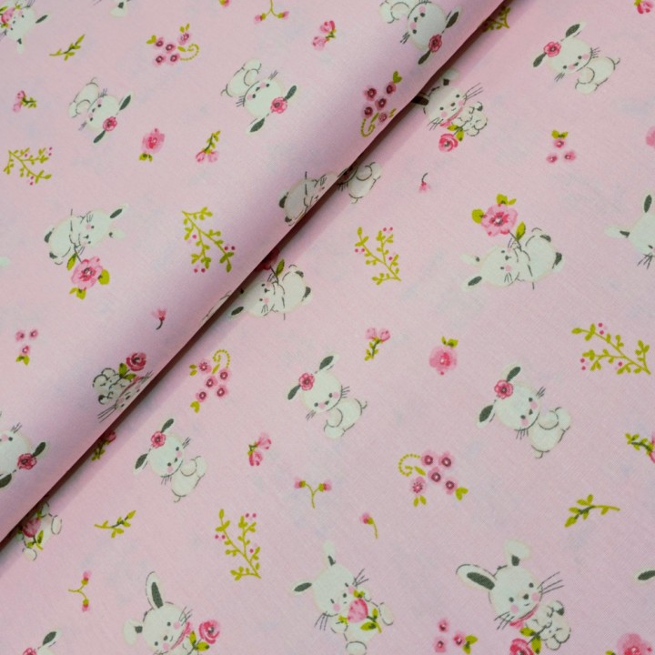 Bunny Cotton Fabric