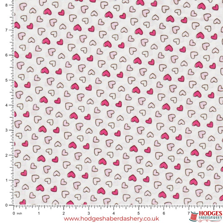Heart Cotton Fabric