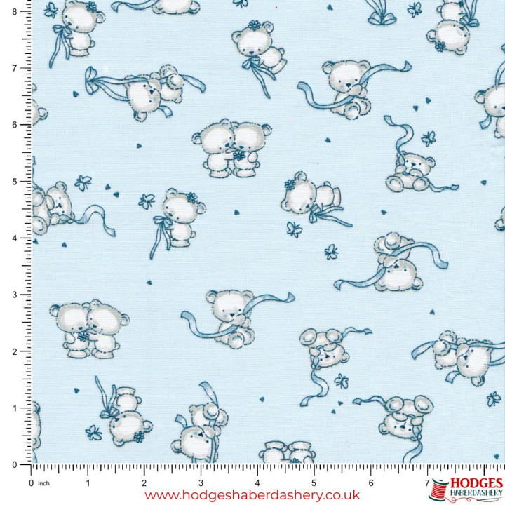 Teddy Bear Cotton Fabric