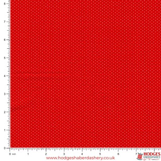 Red Polka Dot Cotton Fabric