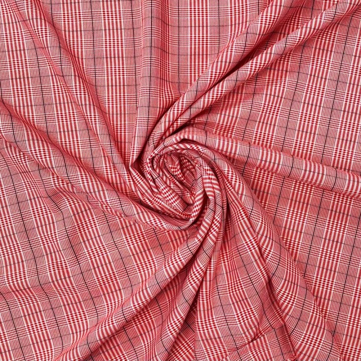 Red Patterned Fabric