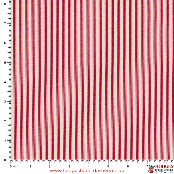 Ticking Stripe Cotton Fabric
