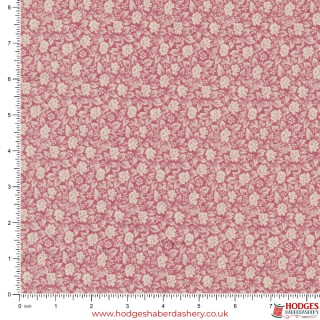 Pink Floral Cotton Fabric