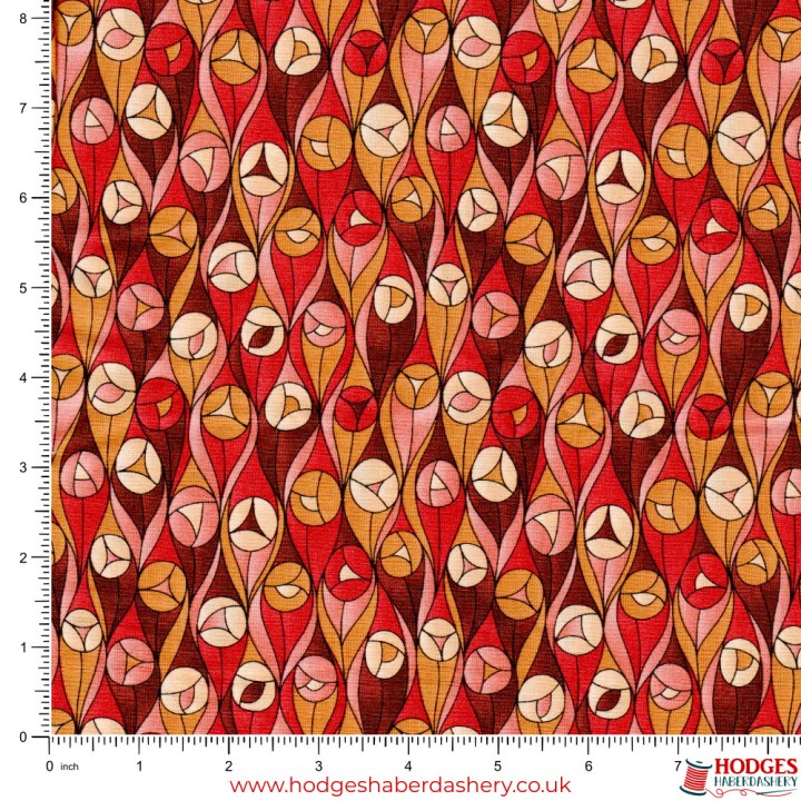 Orange Cotton Fabric