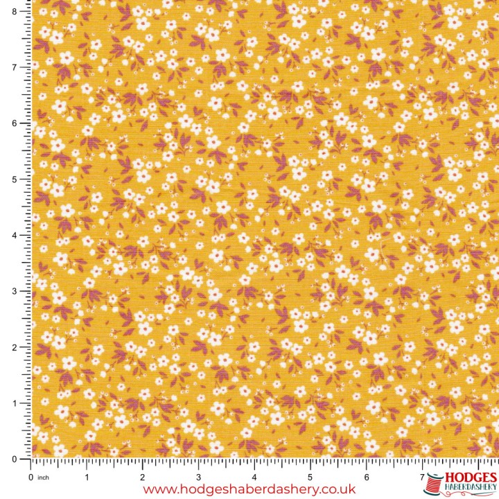 Yellow / Gold Cotton Fabric