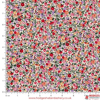 Pink Floral Cotton Fabric