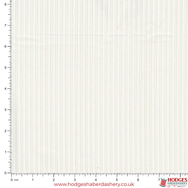 Cream Floral Cotton Fabric