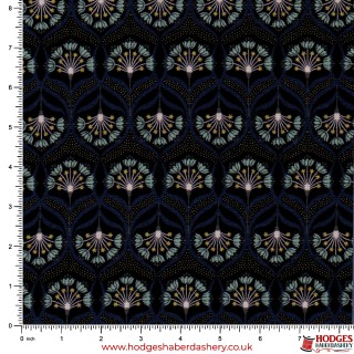 Art deco Cotton Fabric