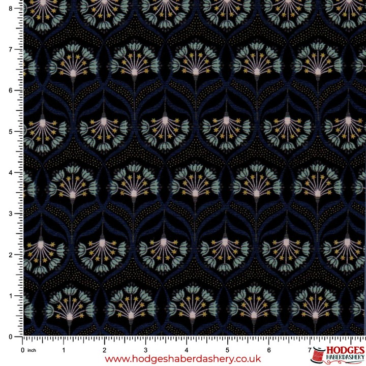 Art deco Cotton Fabric