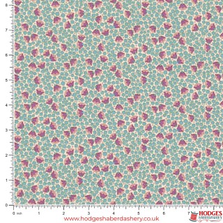 Pink Floral Cotton Fabric